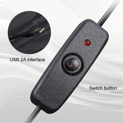Portable USB Heated Car Seat Cushion Fast Heating Car Seat Mat for Winter Driving Car Accessory