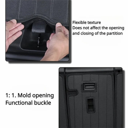 TSL1093 3Pcs / Set For Model Y Car Oxford Cloth Rear Trunk Mat Cushion Cargo Liner