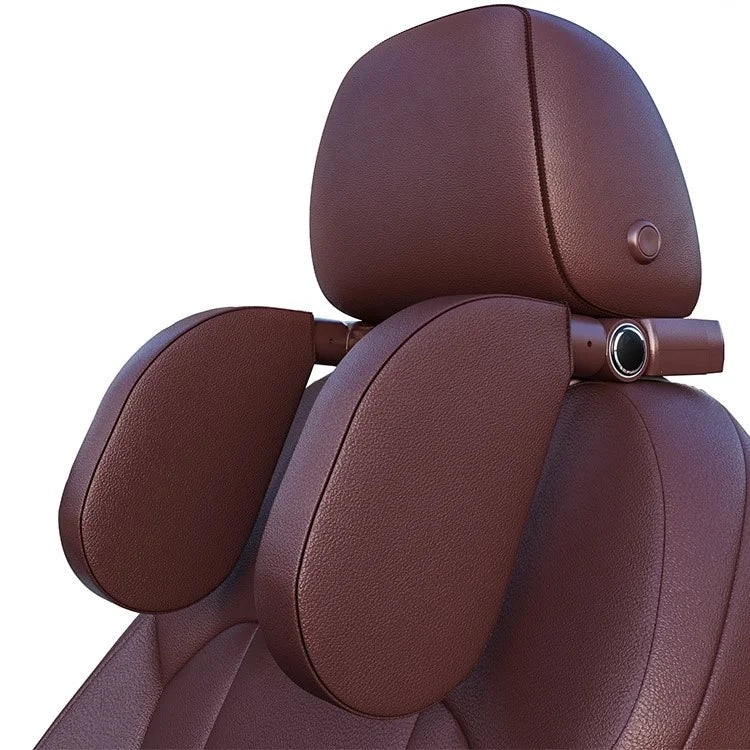 A05 Car Headrest Two Side Pillow Children Adult Car Seat Memory Foam Head Rest Cushion with Hook