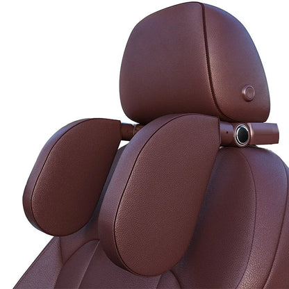 A05 Car Headrest Two Side Pillow Children Adult Car Seat Memory Foam Head Rest Cushion with Hook