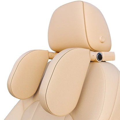 A05 Car Headrest Two Side Pillow Children Adult Car Seat Memory Foam Head Rest Cushion with Hook