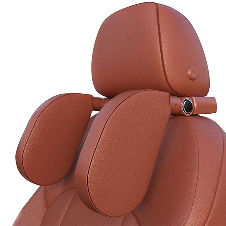 A05 Car Headrest Two Side Pillow Children Adult Car Seat Memory Foam Head Rest Cushion with Hook