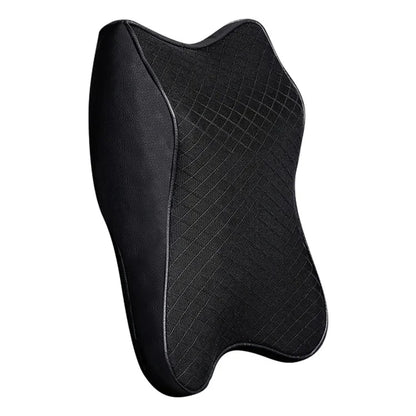TS000512 For Model 3 / Y / S / X Memory Foam Lumbar Support Cushion Car Headrest Neck Pillow