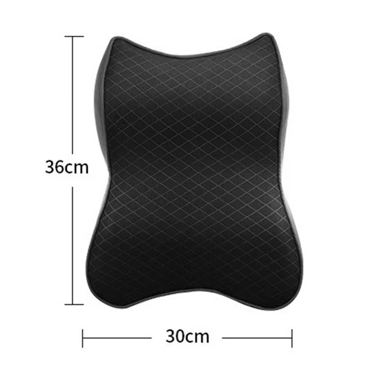 TS000512 For Model 3 / Y / S / X Memory Foam Lumbar Support Cushion Car Headrest Neck Pillow