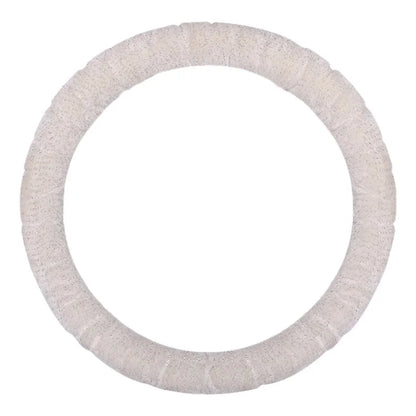 38cm Round Car Steering Wheel Cover Fluffy Winter Plush Anti-Slip Car Decoration