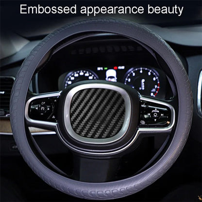 Car Tire Texture Steering Wheel Anti-slip Grip Silicone Protective Cover