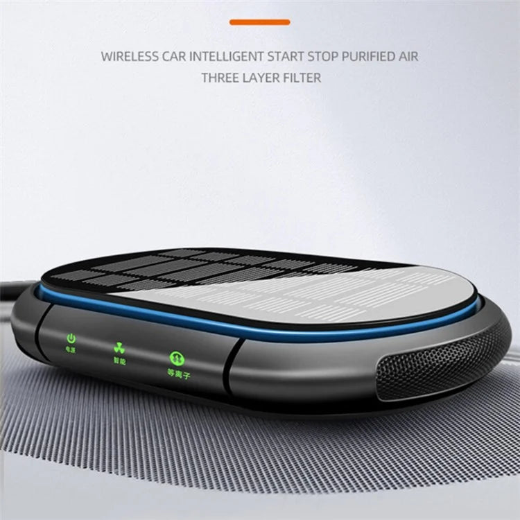 Negative Ion Car Air Purifier Smoke Smell Remover Odor Eliminator with 2 Aroma Diffuser Sticks