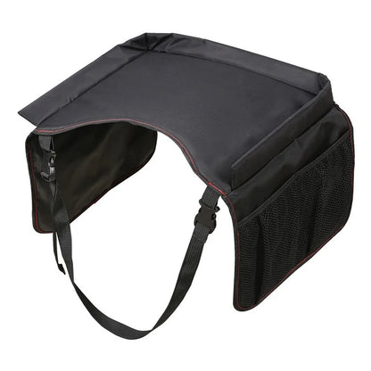 Kids Car Tray Plate Oxford Cloth Foldable Dining Drink Table Car Seat Tray
