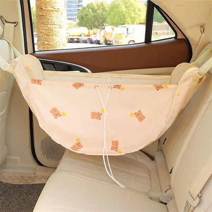 Oxford Cloth Rear Seat Sundries Bag Car Hammock Storage Bag Backseat Organizer