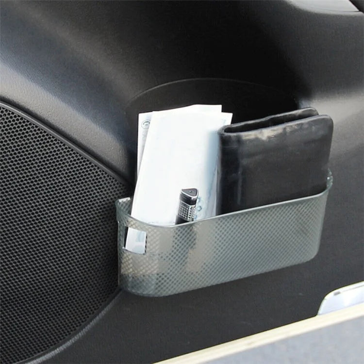 3R 2105 18x3x7cm Car Storage Box Silicone+ABS Phone Card Coin Organizer Case