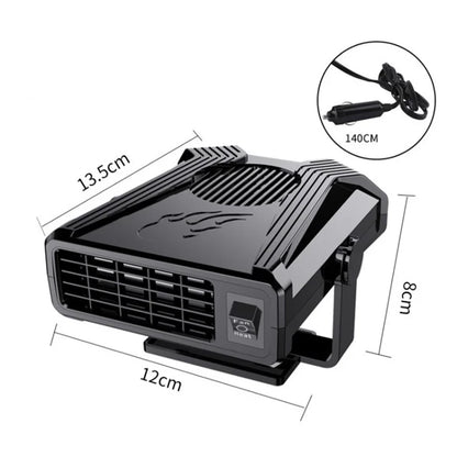 24V Mini Car Windshield Heater Defrosting Defogging ABS Heating Fan Vehicle Interior Heating Device