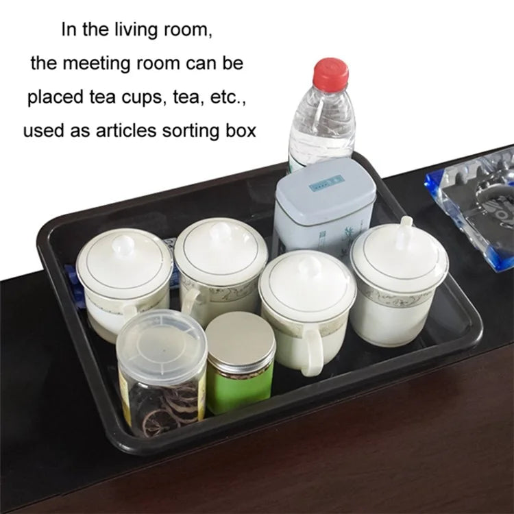 Size S Multifunctional Car Rear Seat Storage Tray Shoe Holder Home Teacup Organizer, 328x249x51mm