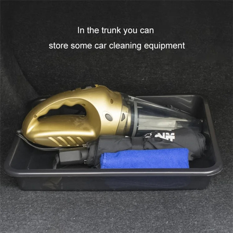 Size L Multifunctional Car Storage Tray Shoe Umbrella Holder Auto Trunk Organizer, 380x300x60mm