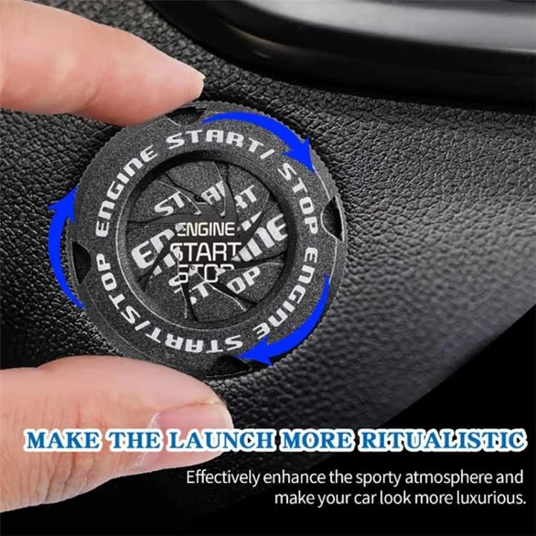 Car Start Stop Engine Button Switch One-key Start Button Engine Ignition Switch Cover