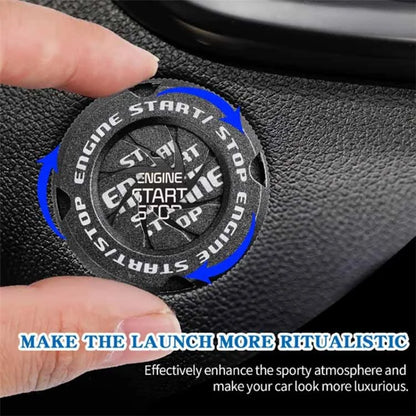 Car Start Stop Engine Button Switch One-key Start Button Engine Ignition Switch Cover
