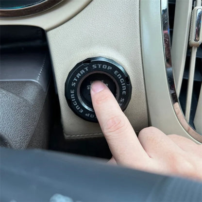 Car Start Stop Engine Button Switch One-key Start Button Engine Ignition Switch Cover