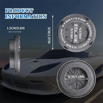 Car Start Stop Engine Button Switch One-key Start Button Engine Ignition Switch Cover