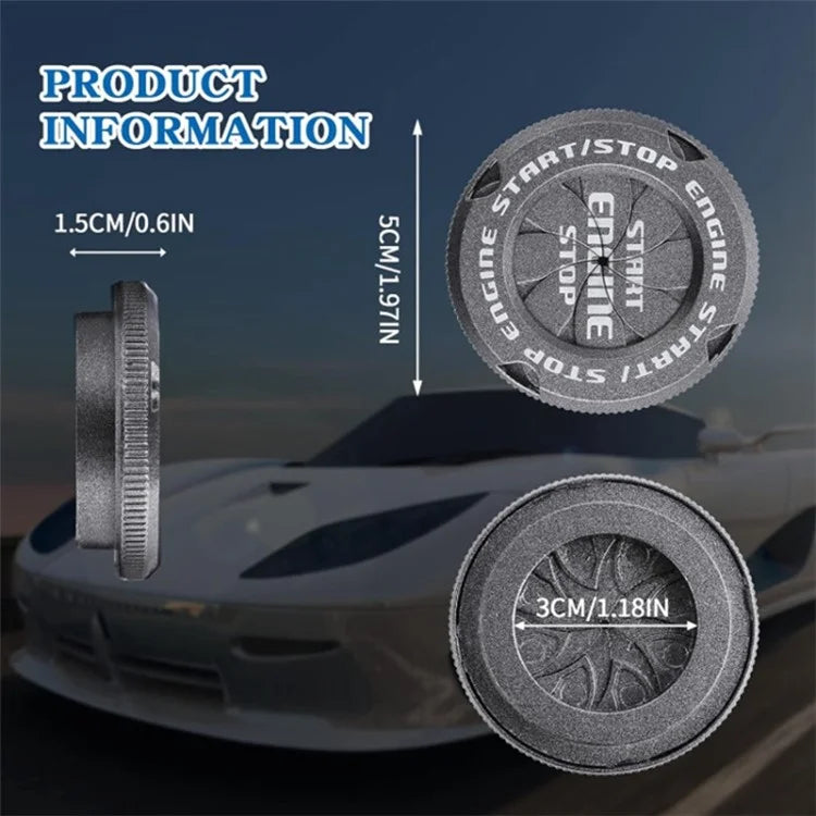 Car Start Stop Engine Button Switch One-key Start Button Engine Ignition Switch Cover