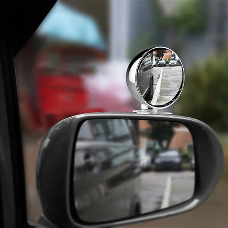 3R 044 65mm Car Blind Spot Mirror Safety Driving Wide Angle 360 Degree Adjustable Clear Rearview Mirror