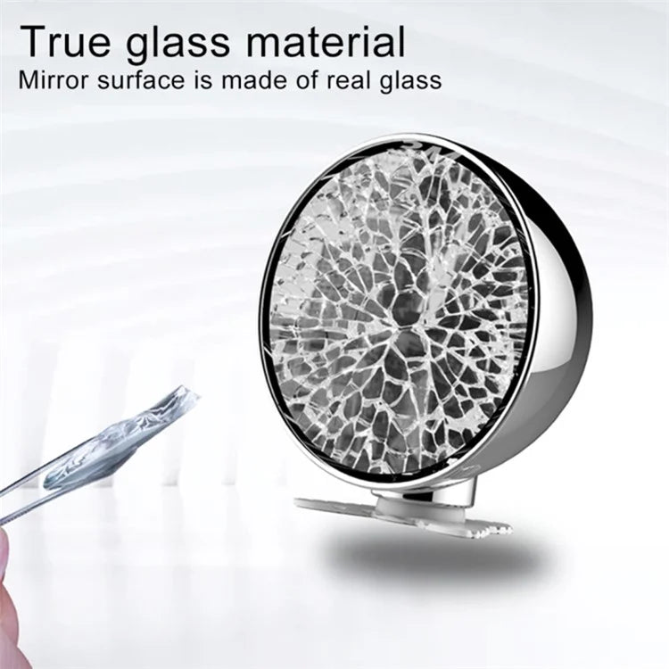 3R 044 65mm Car Blind Spot Mirror Safety Driving Wide Angle 360 Degree Adjustable Clear Rearview Mirror