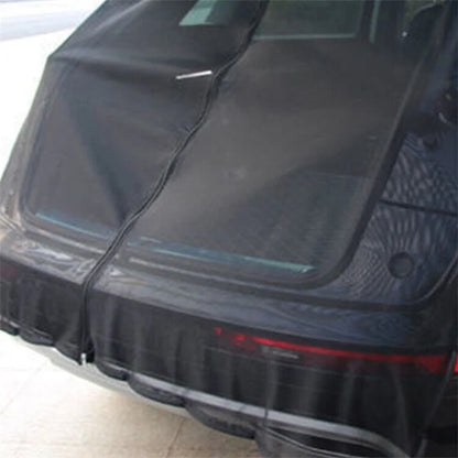 Size M Car Camping Tailgate Nylon Mesh Screen SUV MPV VAN Bug Screen Magnetic Mosquito Net, 156 x 150cm