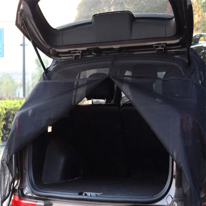 Size XL Car Tailgate Nylon Mesh Bug Screen SUV MPV VAN Magnetic Mosquito Net, 174 x 150cm