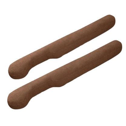 SNBLO 1 Pair Car Seat Gap Filler Suede Seat Gap Plug Leak-proof Strip