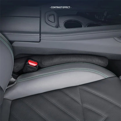 SNBLO 1 Pair Car Seat Gap Filler Suede Seat Gap Plug Leak-proof Strip