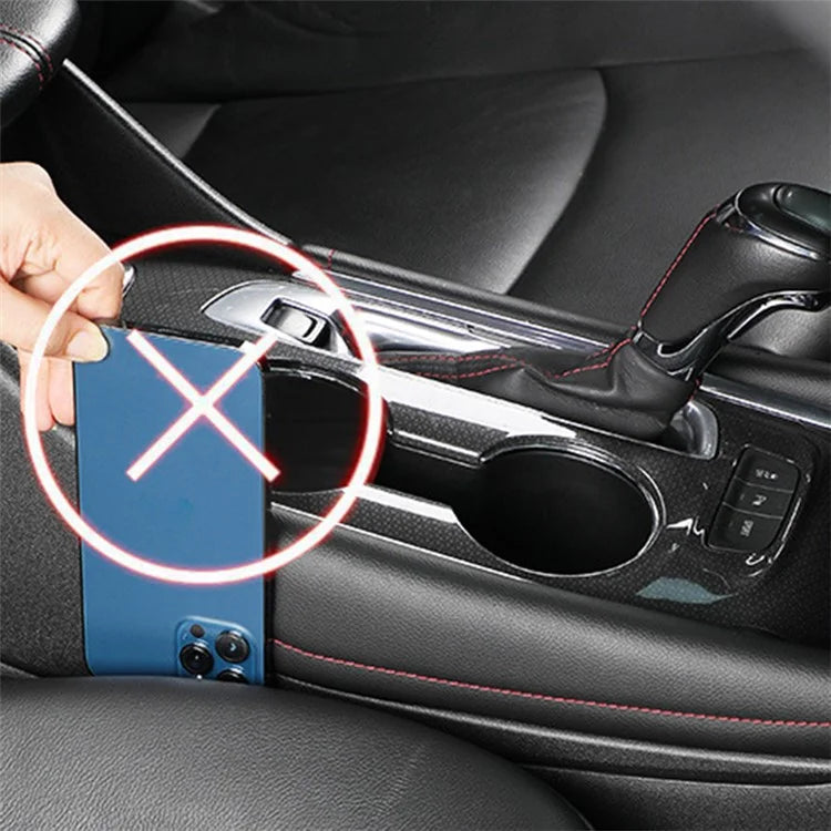 SNBLO 1 Pair Microfiber Leather Car Seat Seam Filling Strip Vehicle Seat Gap Filler Strip