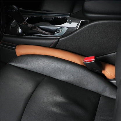 SNBLO 1 Pair Microfiber Leather Car Seat Seam Filling Strip Vehicle Seat Gap Filler Strip