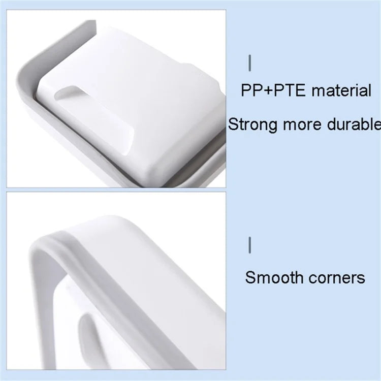 5.5L Multi-purpose Wall-mounted PP+PET Retractable Storage Box for Kitchen Office Car