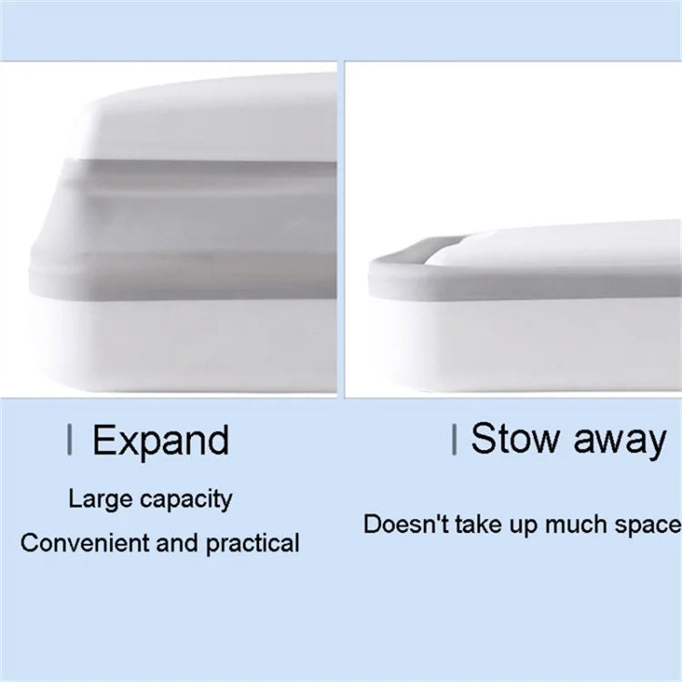 5.5L Multi-purpose Wall-mounted PP+PET Retractable Storage Box for Kitchen Office Car