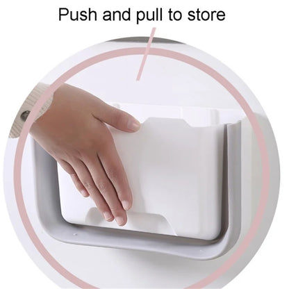 5.5L Multi-purpose Wall-mounted PP+PET Retractable Storage Box for Kitchen Office Car
