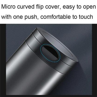 Aluminum Alloy Car Ashtray with LED Light Flame Retardant Good Sealing Ash Storage Holder