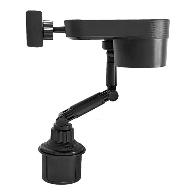 SB-6088 Universal Car Cup Holder Tray 360-Degree Rotating Car Tray Table with Cell Phone Stand for Eating / Watching