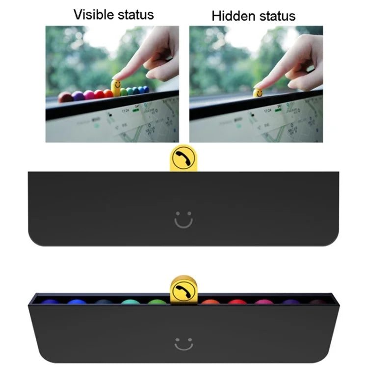 BBDD Hidden Car Phone Number Card Plastic Temporary Parking Plate Auto Accessories