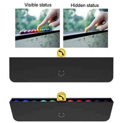 BBDD Hidden Car Phone Number Card Plastic Temporary Parking Plate Auto Accessories