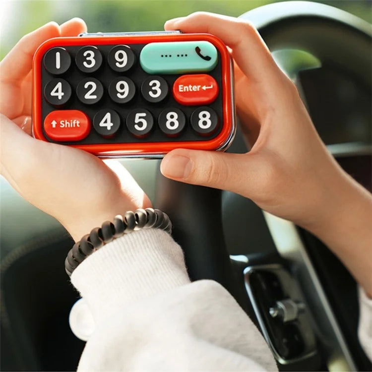 BBDD Keyboard Parking Card Car Temporary Mobile Phone Number Plate Hidden Switch Stop Sign Automotive Replacement Parts