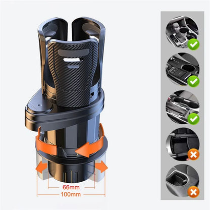 Car Cup Holder Organizer Multifunctional Drink Bottle Holder Stand ABS Expander Adapter