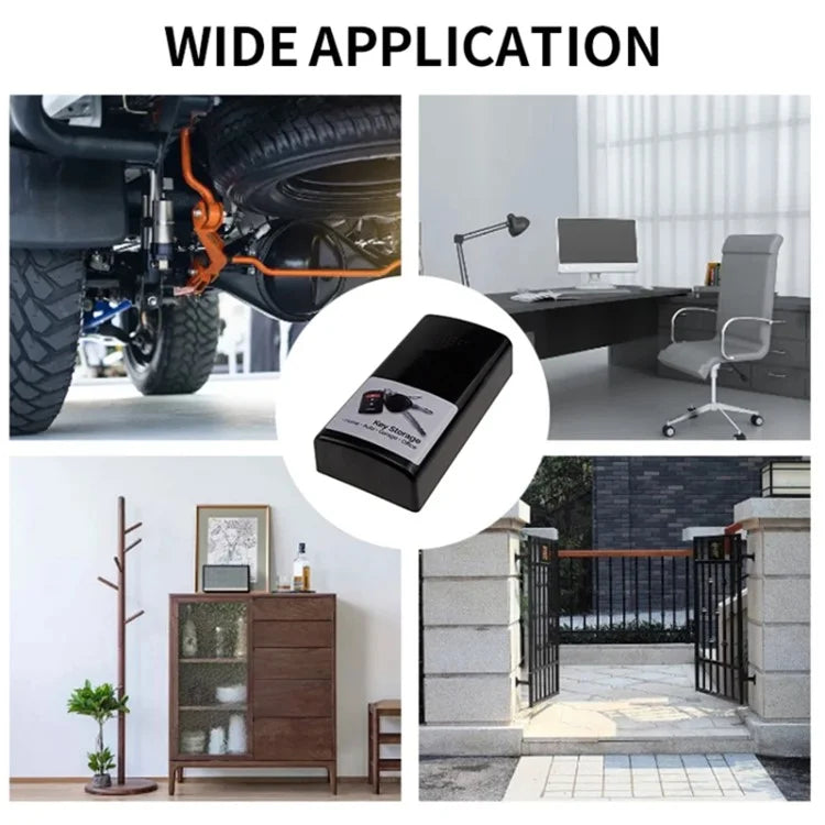 Anti-lost Hidden Key Storage Box Magnetic Portable Car Keys Holder for Home Office Travel