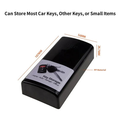 Anti-lost Hidden Key Storage Box Magnetic Portable Car Keys Holder for Home Office Travel