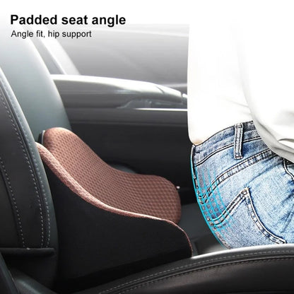 Car Seat Waist Support Cushion Memory Foam Breathable Fatigue Relieve Lumbar Cushion