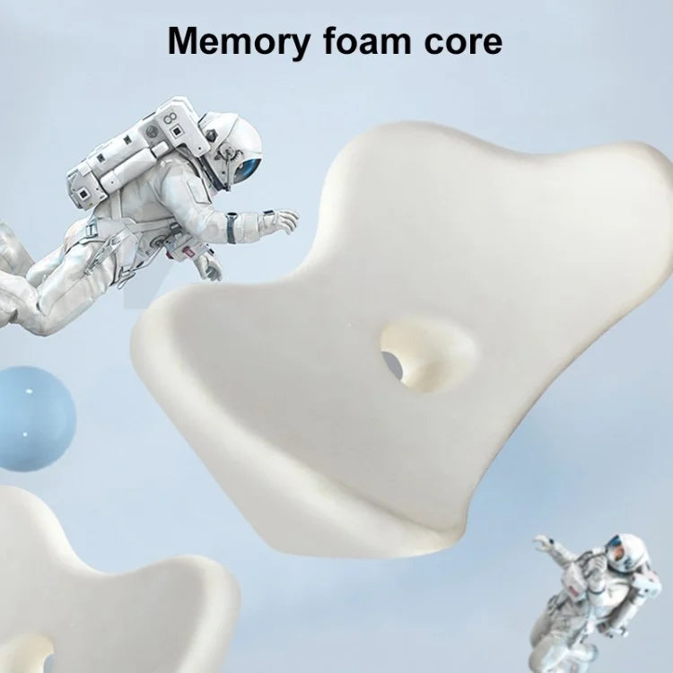 Car Seat Waist Support Cushion Memory Foam Breathable Fatigue Relieve Lumbar Cushion