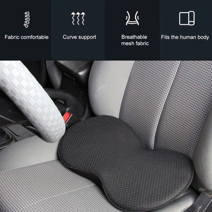 LOVERCAR Car Seat Waist Support Cushion Memory Foam Breathable Mini Seat Cushion