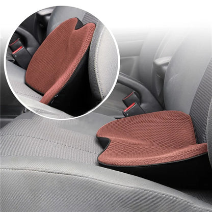 LOVERCAR Car Seat Waist Support Cushion Memory Foam Breathable Mini Seat Cushion