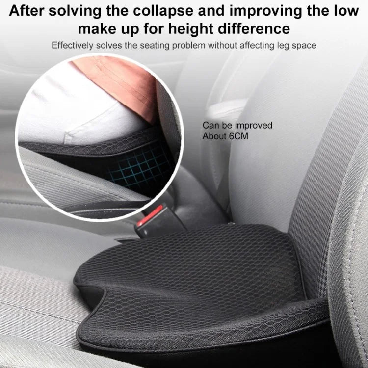 LOVERCAR Car Seat Waist Support Cushion Memory Foam Breathable Mini Seat Cushion