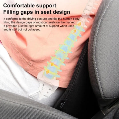 LOVERCAR Car Seat Waist Support Cushion Memory Foam Breathable Mini Seat Cushion