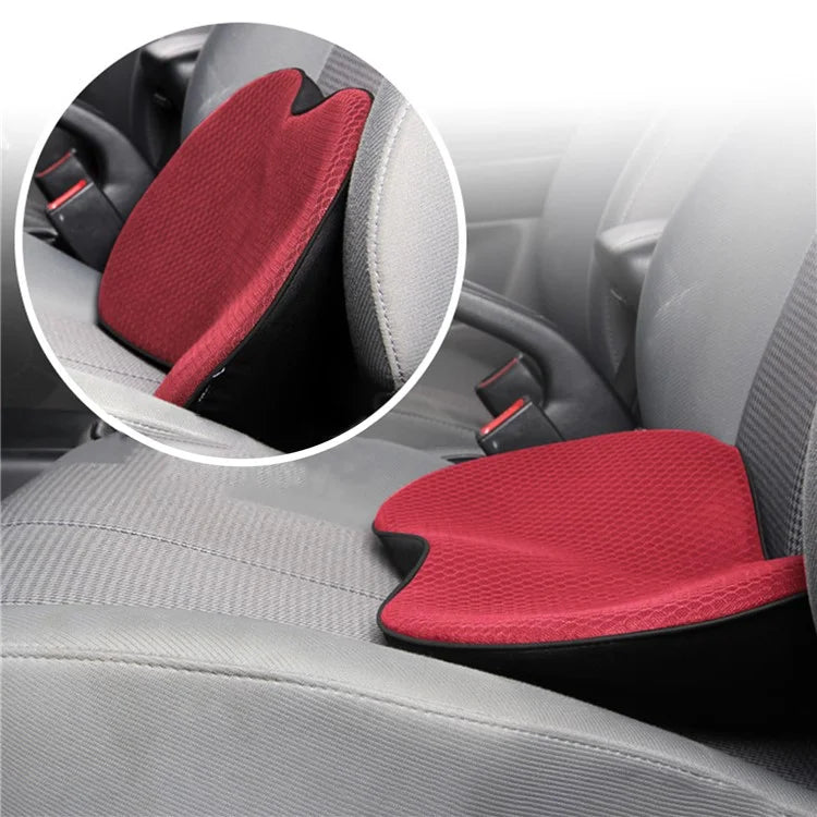 LOVERCAR Car Seat Waist Support Cushion Memory Foam Breathable Mini Seat Cushion