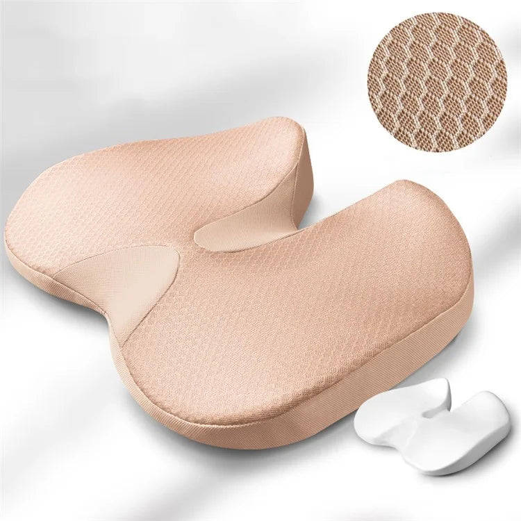 Car Seat Cushion Mesh Cloth+Memory Foam Breathable Fatigue Relief Seat Cushion