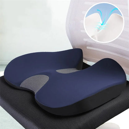Car Seat Cushion Mesh Cloth+Memory Foam Breathable Fatigue Relief Seat Cushion